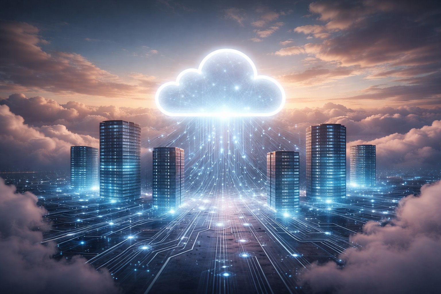 Azure cloud architecture diagram showing landing zone structure